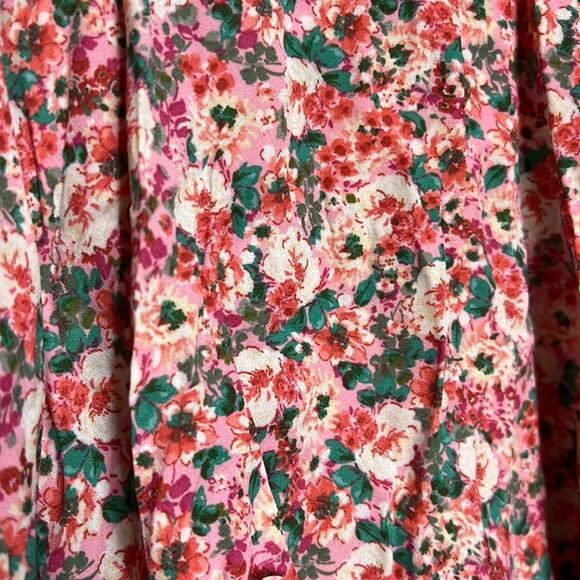 Zara Ruffled Multi-Color Floral Skort Size S - Picture 6 of 8